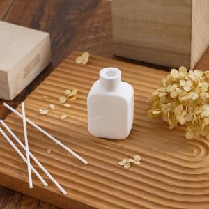 Empty Diffuser Bottles Unique Shape 30ml Fragrance Bottles White Porcelain Aroma Diffuser Bottle-JH 