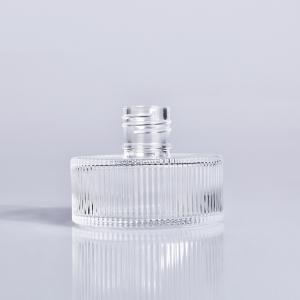 Empty bottle Diffuser Bottles Unique Shape 100ml Fragrance Bottles Aroma Diffuser Bottle Clear flameless aromatherapy bottle-HL