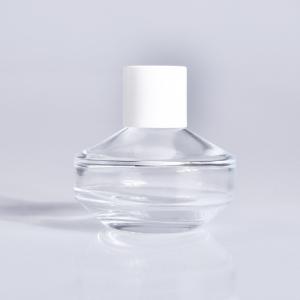 Empty bottle Diffuser Bottles Unique Shape 100ml Fragrance Bottles Aroma Diffuser Bottle Clear flameless aromatherapy bottle-HM